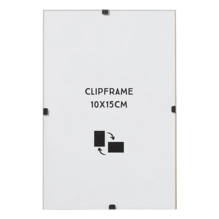Xenos Fotolijst clip frame - glas - 10x15 cm- Fotolijsten