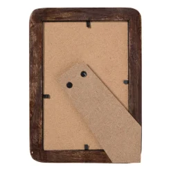 Xenos Fotolijst hout klein - bruin - 10x15 cm- Fotolijsten