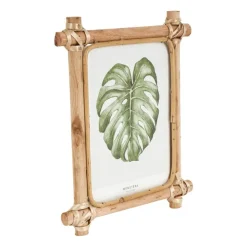 Xenos Fotolijst met rotan frame - 13x18 cm- Fotolijsten