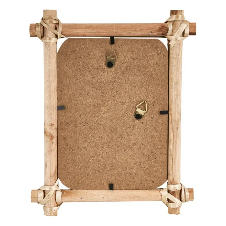 Xenos Fotolijst met rotan frame - 13x18 cm- Fotolijsten