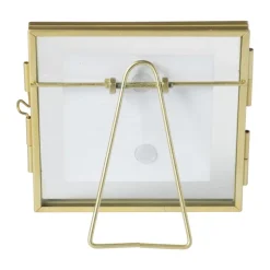 Xenos Fotolijst mini - goudkleurig - 10x10 cm- Fotolijsten