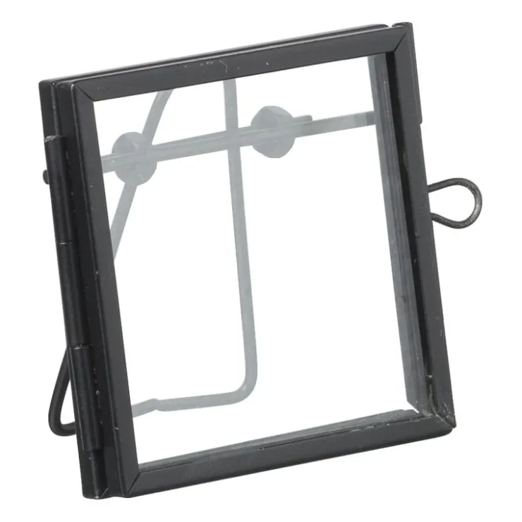 Xenos Fotolijst mini - zwart - 6x6 cm- Fotolijsten