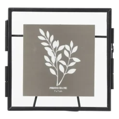 Xenos Fotolijst mini - zwart - 10x10 cm- Fotolijsten