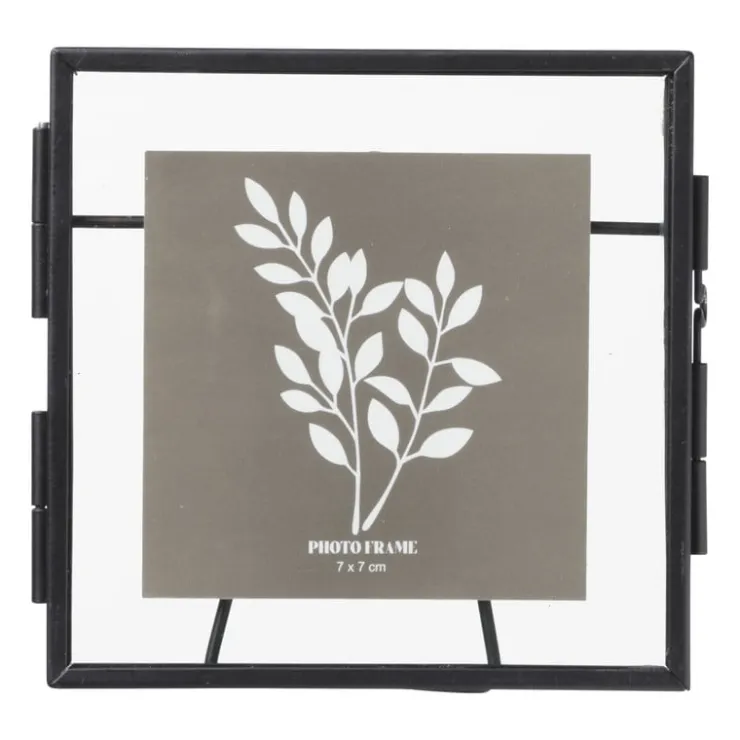 Xenos Fotolijst mini - zwart - 10x10 cm- Fotolijsten