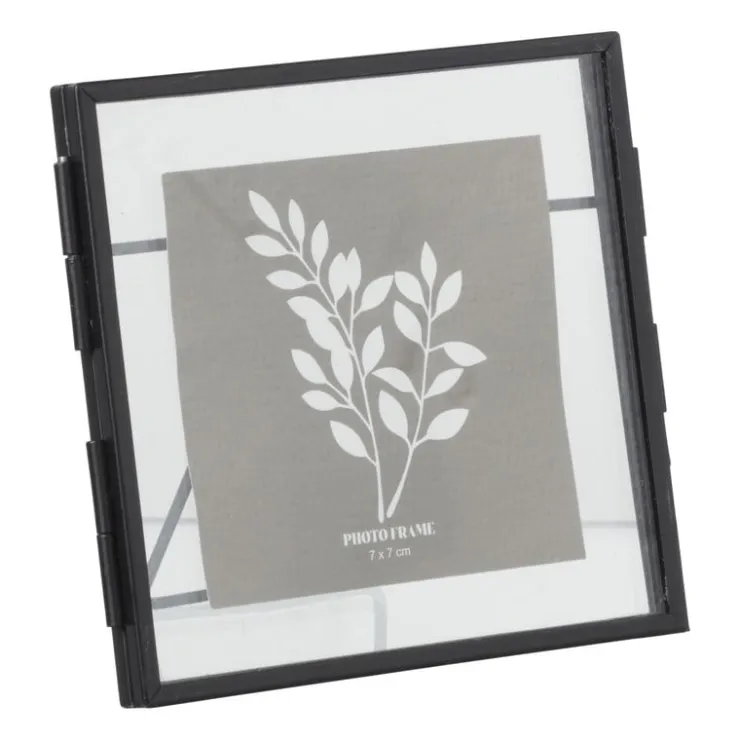 Xenos Fotolijst mini - zwart - 10x10 cm- Fotolijsten
