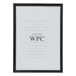 Xenos Fotolijst WPC - zwart - 21x30 cm- Fotolijsten