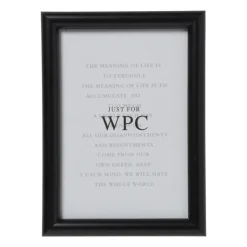 Xenos Fotolijst WPC - zwart - 9x13 cm- Fotolijsten