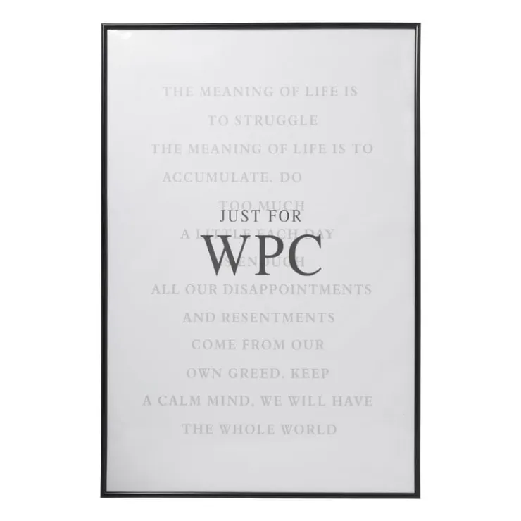 Xenos Fotolijst WPC - zwart - 60x90 cm- Fotolijsten