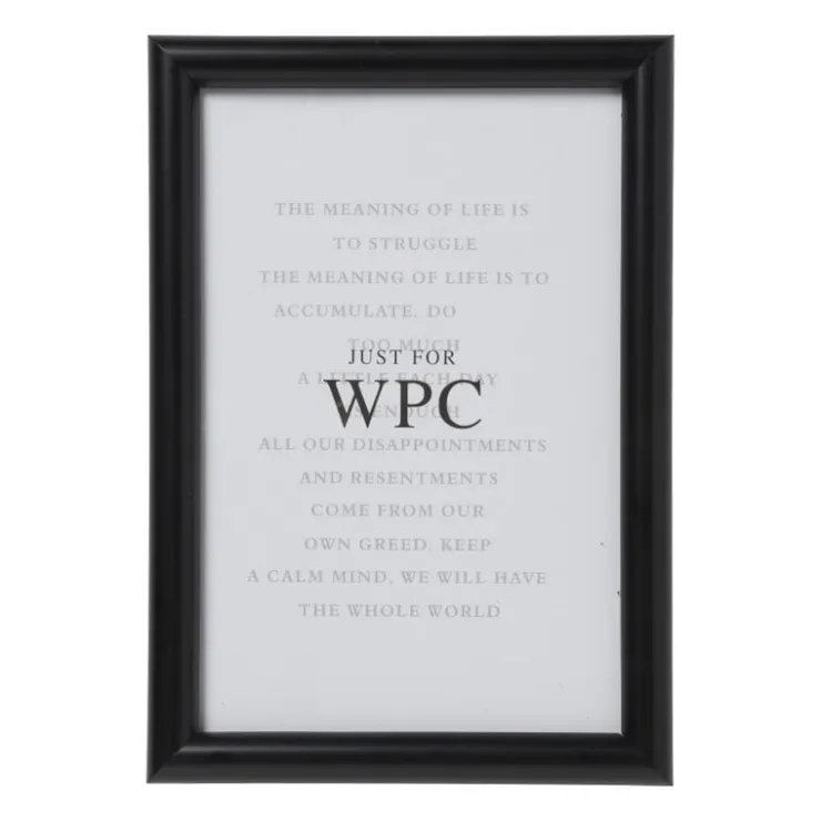 Xenos Fotolijst WPC - zwart - 10x15 cm- Fotolijsten