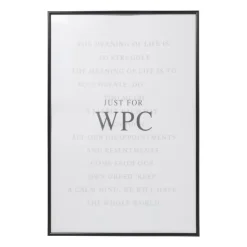 Xenos Fotolijst WPC - zwart - 50x75 cm- Fotolijsten