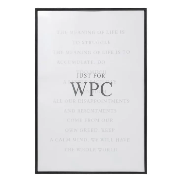 Xenos Fotolijst WPC - zwart - 50x75 cm- Fotolijsten