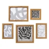 Xenos Fotolijstjes - hout - set van 5- Fotolijsten