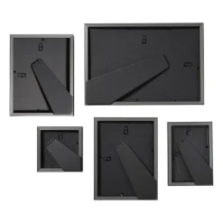 Xenos Fotolijstjes - zwart - set van 5- Fotolijsten
