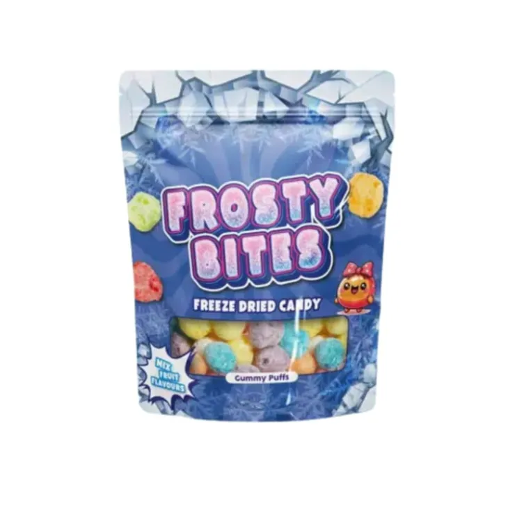 Xenos Freeze dried candy - frosty bites gummy puffs - 50 gram- Snoep