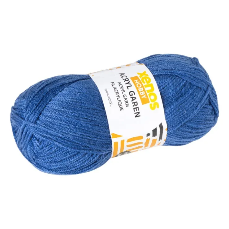 Xenos Garen acryl - blauw - 100 gram - 240 meter- Garen