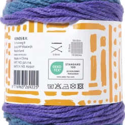 Xenos Garen cakemix - paars - 100 gram - 160 meter- Garen