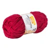 Xenos Garen chenille - rood - 100 gram - 60 meter- Garen