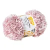 Xenos Garen fluffy - beige/rood - 100 gram - 60 meter- Garen