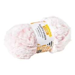Xenos Garen fluffy - beige/roze - 100 gram - 60 meter- Garen