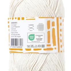 Xenos Garen katoen - beige - 50 gram - 125 meter- Garen