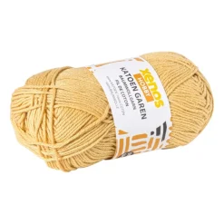 Xenos Garen katoen - lichtgeel - 50 gram - 125 meter- Garen