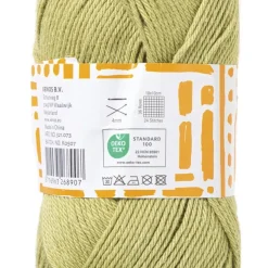 Xenos Garen katoen - lichtgroen - 50 gram - 125 meter- Garen