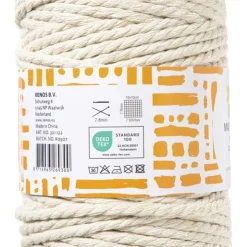 Xenos Garen macramé - bruin - 500 gram - 100 meter- Garen