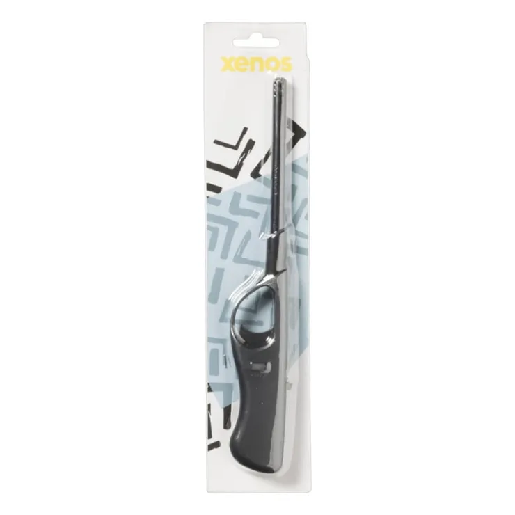 Xenos Gasaansteker extra lang - zwart - 27 cm- Barbecue|Keukengerei
