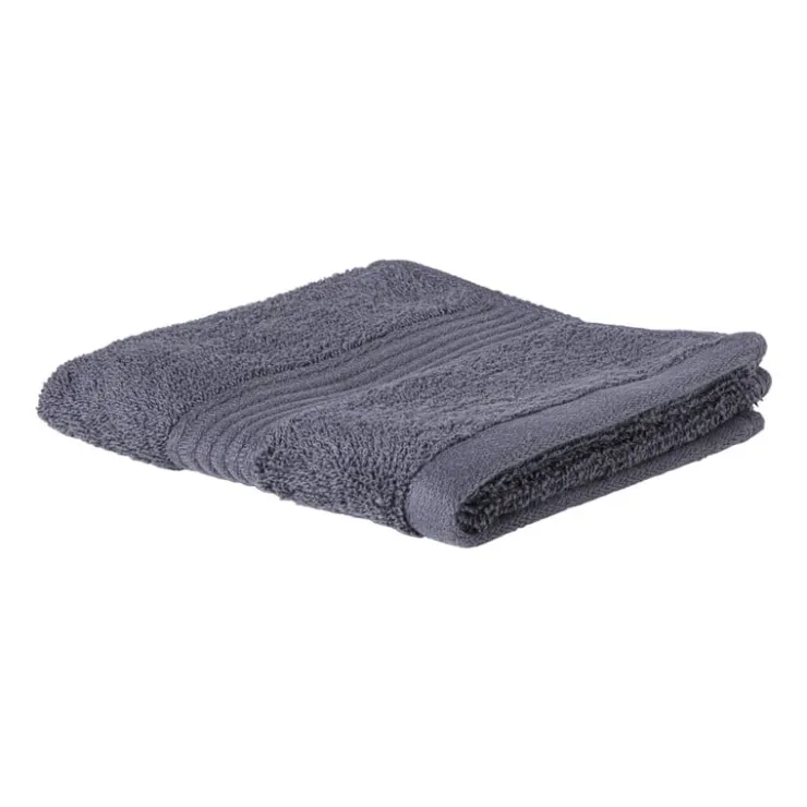 Xenos Gastendoekje - grijs - 30x50 cm- Badtextiel|Badkamer Accessoires