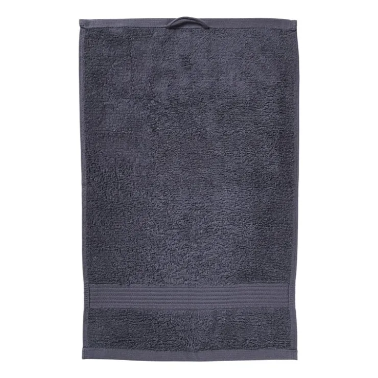 Xenos Gastendoekje - grijs - 30x50 cm- Badtextiel|Badkamer Accessoires