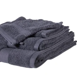 Xenos Gastendoekje - grijs - 30x50 cm- Badtextiel|Badkamer Accessoires