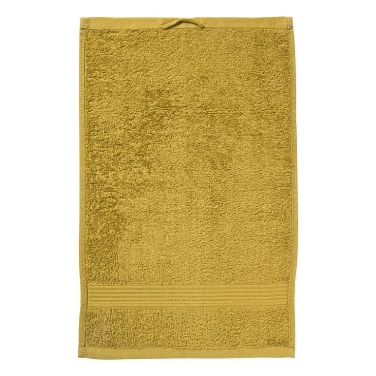 Xenos Gastendoekje - olijfgroen - 30x50 cm- Badtextiel|Badkamer Accessoires