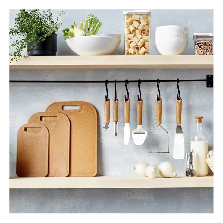 GastroMax snijplank bio - bruin - 25x15 cm- Snijplanken