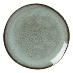 Xenos Gebaksbordje Toscane - lichtgroen - ø15.5 cm- Borden