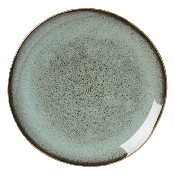 Xenos Gebaksbordje Toscane - lichtgroen - ø15.5 cm- Borden