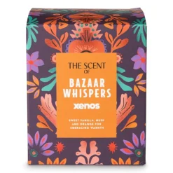 Xenos Geurkaars Bazaar Whispers - ø9.5x7.9 cm- Geurstokjes|Geurkaarsen