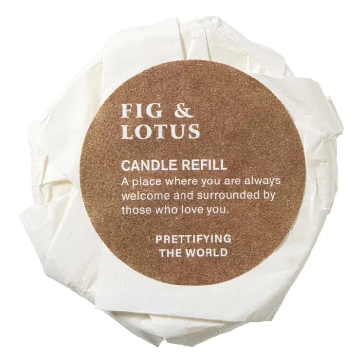 Xenos Geurkaars met refill - vijg & lotus- Geurkaarsen|Geurkaarsen