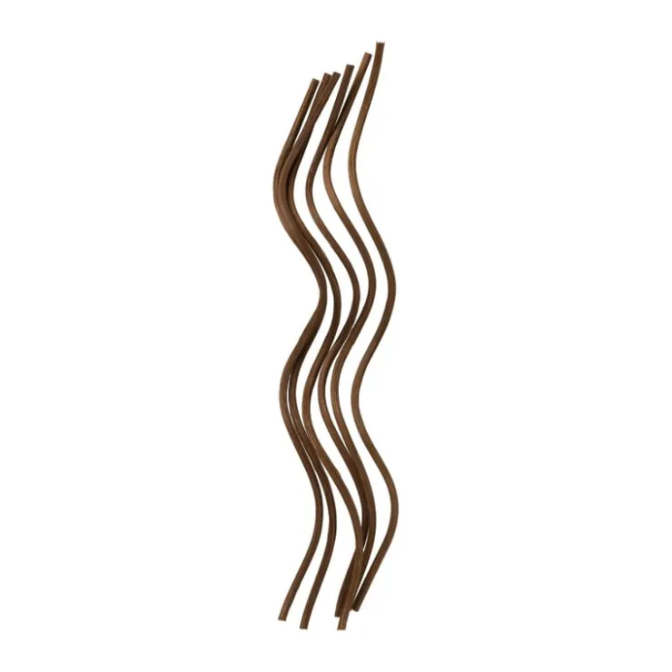 Xenos Geurstokjes swirl - bruin - set van 6- Geurstokjes