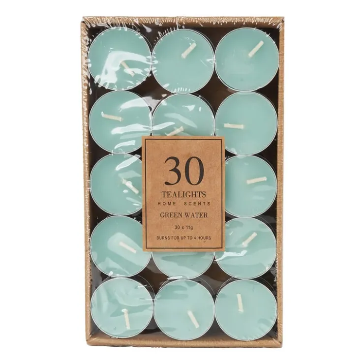 Xenos Geurtheelichten - green water - set van 30- Geurkaarsen|Geurkaarsen