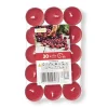 Coolmax Geurwaxinelichten - cranberry - set van 30- Geurkaarsen|Geurkaarsen