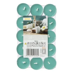 Coolmax Geurwaxinelichten - relax - set van 30- Geurkaarsen|Geurkaarsen