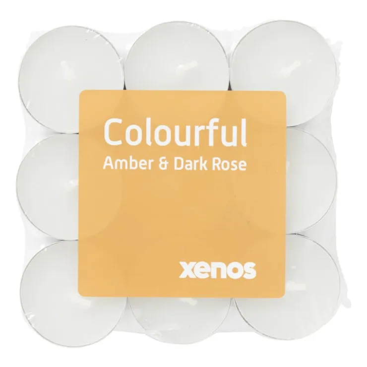 Xenos Geurwaxinelichten colourful - set van 18- Geurkaarsen|Geurkaarsen