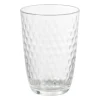 Xenos Glas slot - transparant - 390 ml- Waterglazen