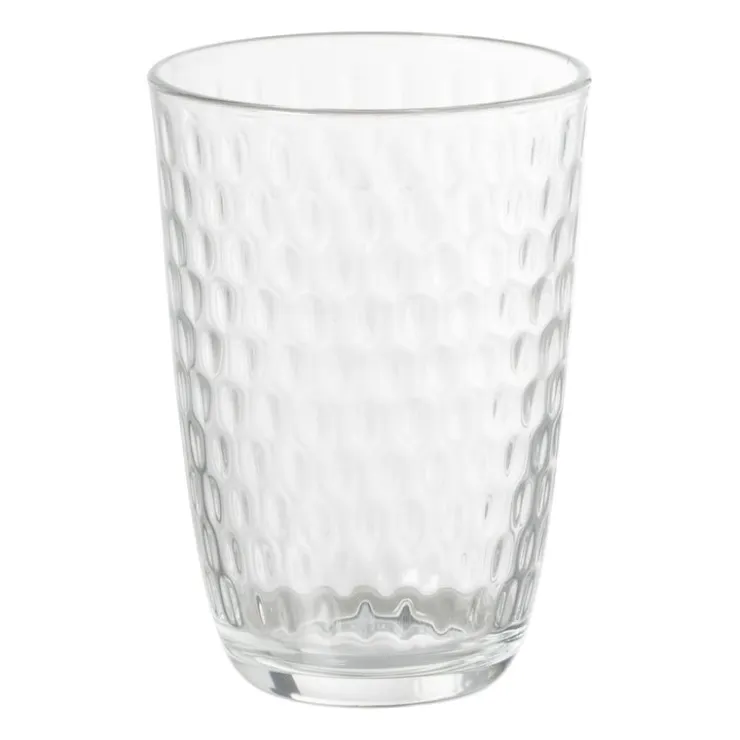 Xenos Glas slot - transparant - 390 ml- Waterglazen