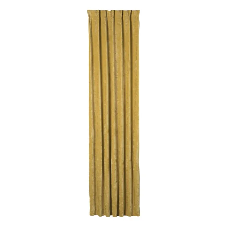 Xenos Gordijn chenille - geel - 140x250 cm- Rolgordijnen