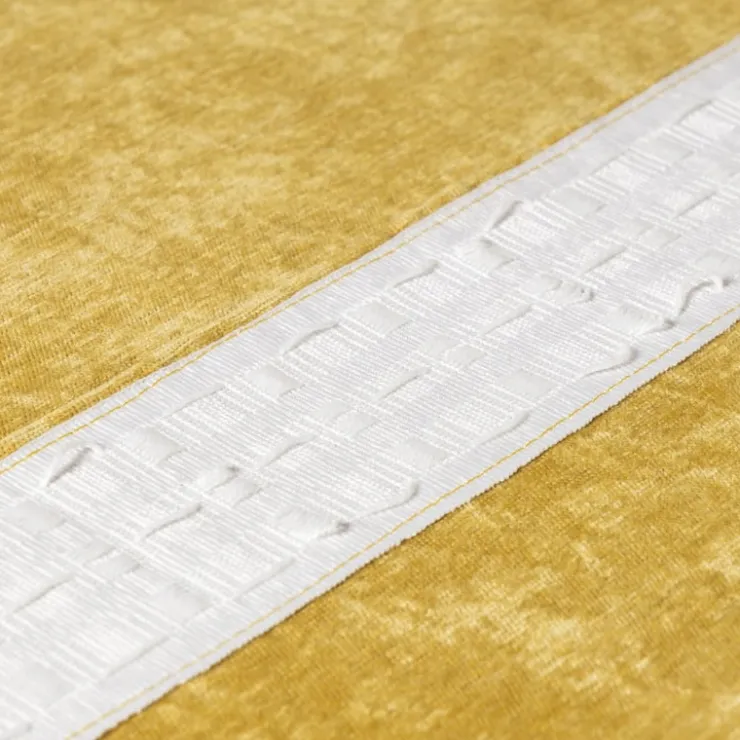 Xenos Gordijn chenille - geel - 140x250 cm- Rolgordijnen