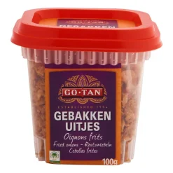 Go Tan Go-Tan gebakken uitjes - 100 g- Indiase Keuken|Indonesische Keuken