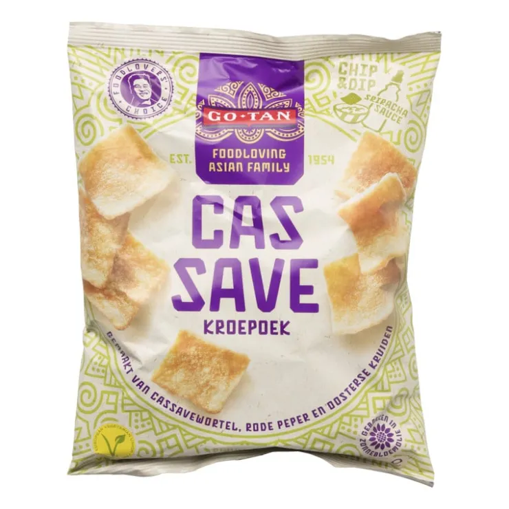 Go Tan Go-Tan thai cassave - 70 g- Thaise Keuken|Chips, Nootjes En Zoutjes
