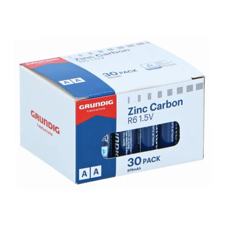 Xenos Grundig AA batterijen - set van 30- Batterijen