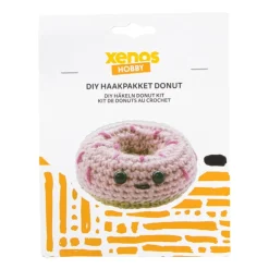 Xenos Haakpakket donut DIY - roze- Haakpakketten